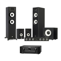 Marantz SR6015 Black & JBL Stage A190 5.1 Speaker Package