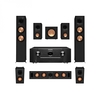 Marantz SR6015 Black & Klipsch R-600F 5.1.2 Speaker Package Black