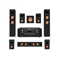 Marantz SR6015 Black & Klipsch R-600F 5.1.2 Speaker Package Black