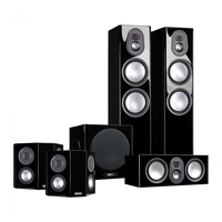 Monitor Audio Gold 300 5G 5.1 Speaker Package Gloss Black