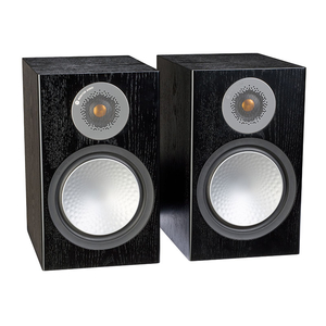 Monitor Audio Silver 100 Black Oak Bookshelf Speakers (Pair)