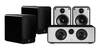 Q Acoustics Concept 20 Gloss Black 5.0 Speaker Package