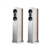 Q Acoustics Concept 500 Gloss White / Light Oak Floorstanding Speakers (Pair)
