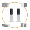 Q Acoustics Q 5000 Series 5.1 Speaker Bundle White