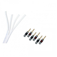 QED Anniversary XT BiWire Speaker Cable w/4A to 2S Metal Airloc 3m