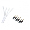 QED Anniversary XT BiWire Speaker Cable w/4S to 2A Metal Airloc 1m