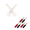 QED Bi-Wire Speaker Cable w/4S to 2A Plastic Airloc Banana 10m