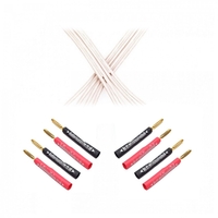 QED Performance Bi-Wire Speaker Cable w/ Fisual Surefix Banana 3m