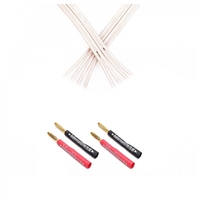 QED Performance Bi-Wire Speaker Cable w/Fisual Surefix Banana 5m
