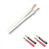 QED Profile 79 Strand Speaker Cable w/Fisual Surefix Banana 1m