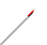 QED QX16/2 Flame Retardant PVC White Speaker Cable 100m Box