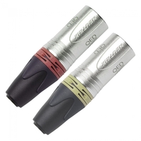 QED Reference XLR 40 Male Plugs Red and White