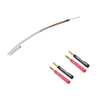 QED XT25 Speaker Cable w/Fisual Surefix Banana 1m