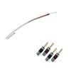 QED XT25 Speaker Cable w/Metal Airloc Banana 10m