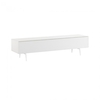 Spitfire Design Studio AV1650S Slim TV Cabinet White