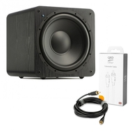 SVS SB1000 Subwoofer Black Ash with QED Connect Subwoofer Cable 3m