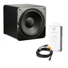 SVS SB1000 Subwoofer Gloss Black with QED Connect Sub Cable 3m