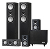 Tannoy Mercury 7.4 Black Oak 5.1 Speaker Package