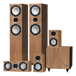 Tannoy Mercury 7.4 Light Oak 5.1 Speaker Package