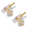 WBT Angled Banana Plug For QED Genesis (x2)