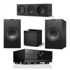 Yamaha RX-A2A AV Receiver & KEF Q Series 3.1 Speaker Package Black