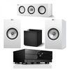 Yamaha RX-A2A AV Receiver & KEF Q Series 3.1 Speaker Package White