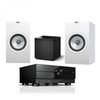 Yamaha RX-A2A AV Receiver & KEF Q350 2.1 Speaker Package White