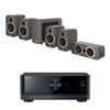 Yamaha RX-V4A AV Receiver & 3010i 5.1 Speaker Package Grey