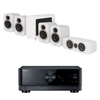 Yamaha RX-V4A AV Receiver & 3010i 5.1 Speaker Package White