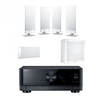 Yamaha RX-V4A AV Receiver & KEF T105 5.1 Speaker Package White