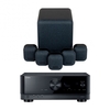Yamaha RX-V4A AV Receiver & MASS 5.1 Speaker Package Black