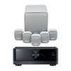 Yamaha RX-V4A AV Receiver & MASS 5.1 Speaker Package White