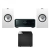 Yamaha RX-V6A AV Receiver & KEF Q150 2.1 Speaker Package White
