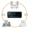 Yamaha RX-V6A AV Receiver & Monitor Audio Bronze 500 5.1 Package