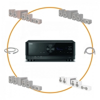 Yamaha RX-V6A AV Receiver & Q Acoustics Q 3010i 5.1 Package