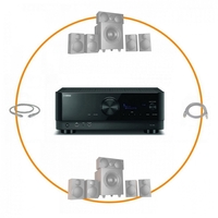 Yamaha RX-V6A AV Receiver & Wharfedale DX-3 5.1 Package