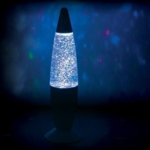 Colour Changing Glitter Lamp