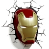 Iron Man Mask 3D Wall Light