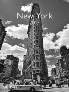 New York Black and White Deluxe Calendar 2017