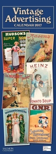 Vintage Advertising Slim Calendar 2017