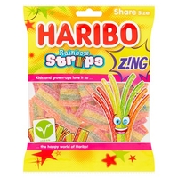 Haribo Rainbow Strips Zing