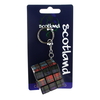 Scottish Tartan Puzzle Cube Keyring