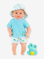 Baby Bath Marin Doll,  by COROLLE light blue