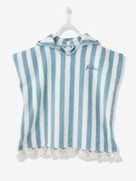 Bathing Poncho for Babies blue