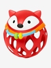 Explore & More Roll-Around Fox Rattle,  by SKIP HOP red bright solid with desig