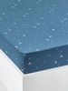 Fitted Sheet for Children,  Botanique blue medium all over printed