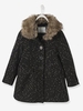 Girls Coat with Detachable Collar