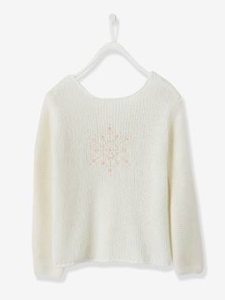 Girls Embroidered Sweater