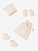 Oeko Tex® Giraffe Combo,  for Babies light pink/print