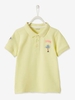 Polo Shirt with Holidays Patch,  for Boys green light solid with design